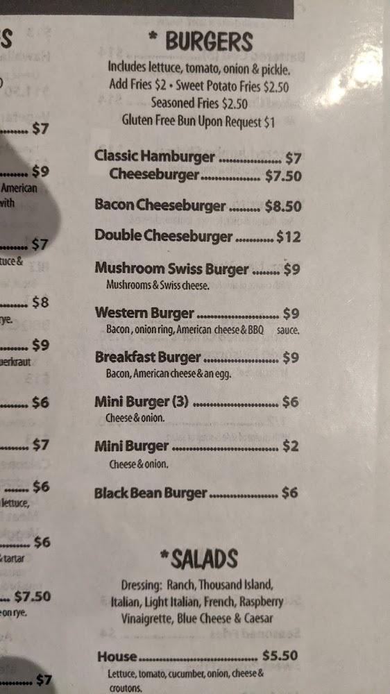 Thumbs Up Sports Bar and Grill Menu image 2