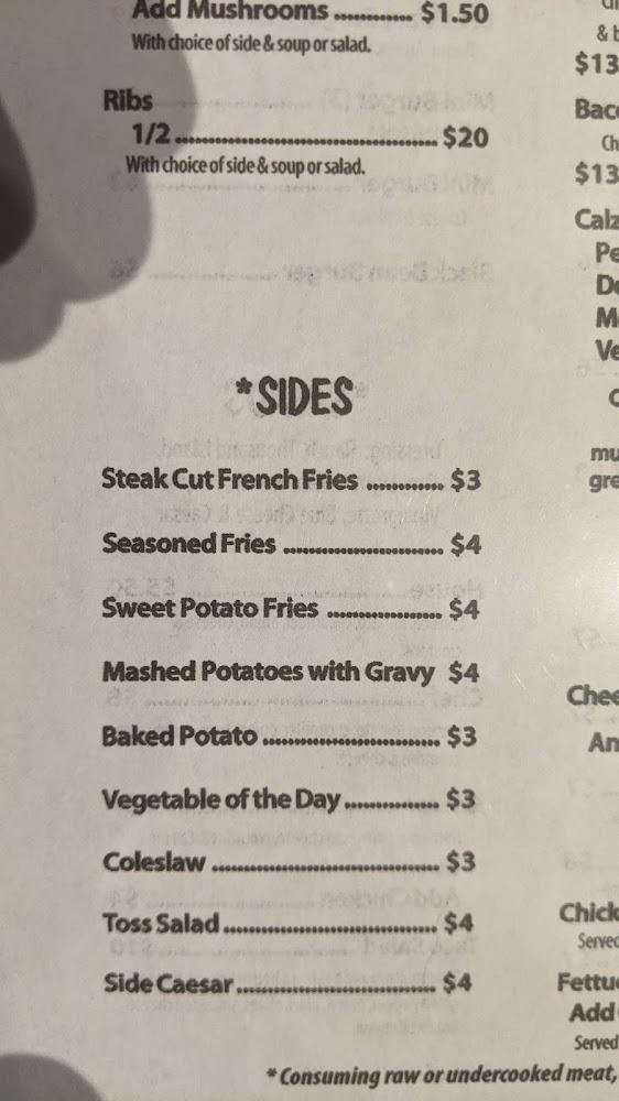 Thumbs Up Sports Bar and Grill Menu image 4